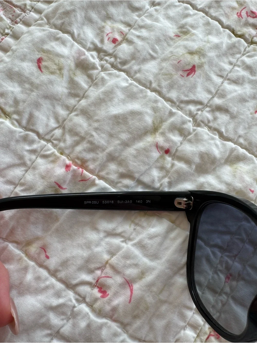 Prada Black Oversized Sunglasses with Black Case
